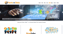Desktop Screenshot of factsndata.com