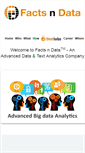 Mobile Screenshot of factsndata.com